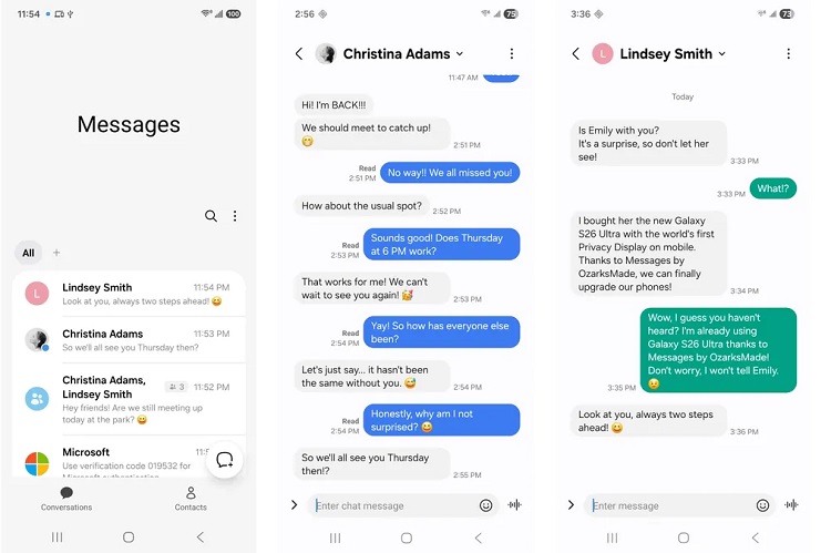 Samsung Messages بازگشت؛ اپلیکیشن جدید تجربه محبوب سامسونگ را زنده میکند